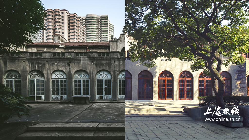 哥伦比亚乡村俱乐部修缮前后对比图